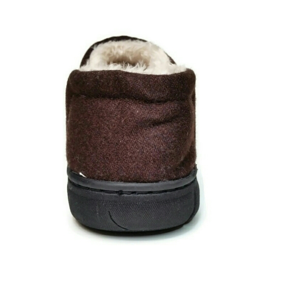 Homitem Mens House Slippers Size 9 Fuzzy Lining - Picture 10 of 12